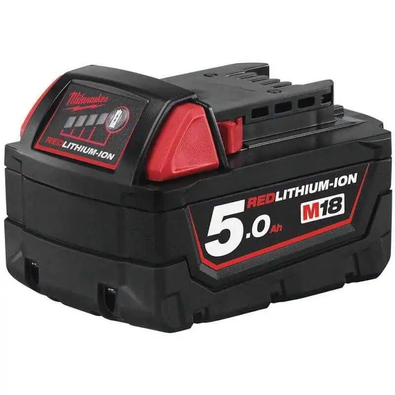 For Milwaukee M18 18V 5Ah Red Lithium-Ion Battery Milwaukee - 1