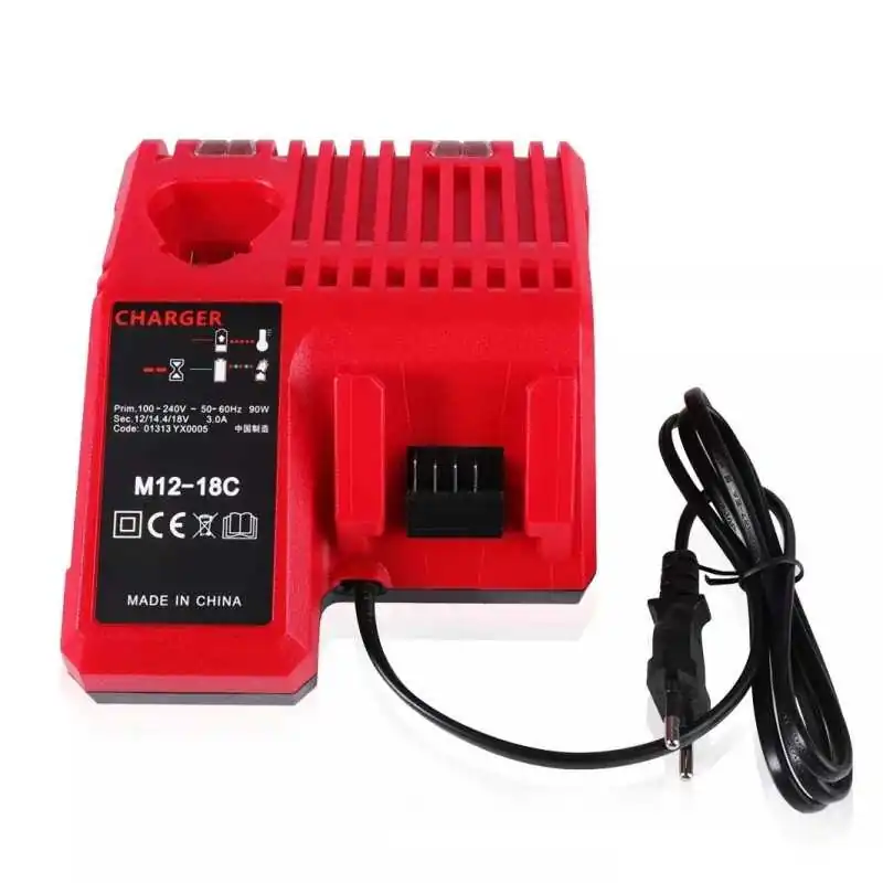 For Milwaukee Battery Charger M12-18c 12v-18v Lithium Battery Charger Replacement Abakoo - 1