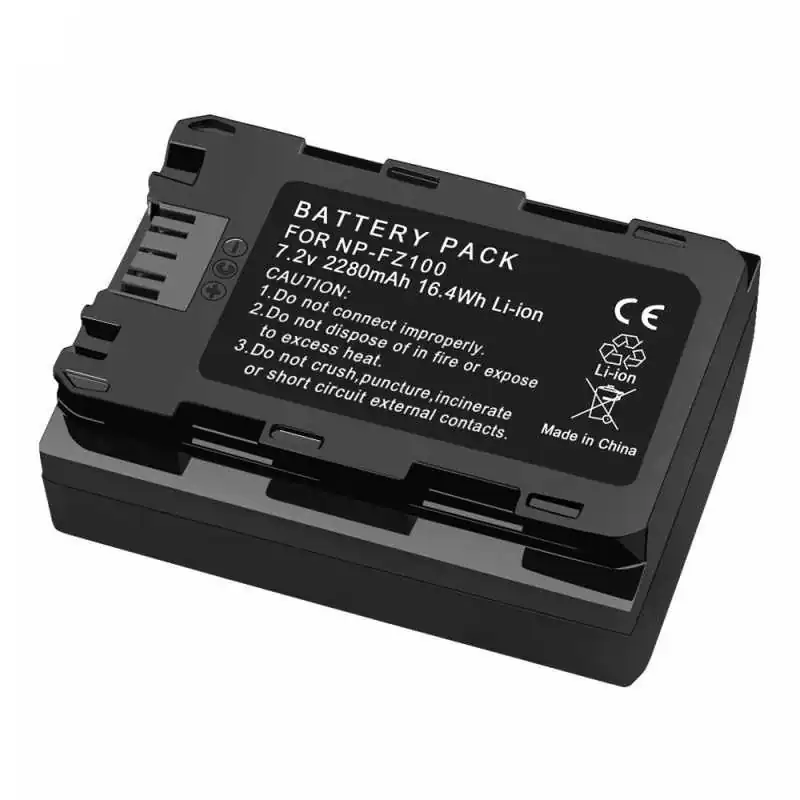 For Sony NP-FZ100 2280mAh Rechargeable Lithium-Ion Battery Sony Camera Battery Replacement ELE ELEOPTION - 1