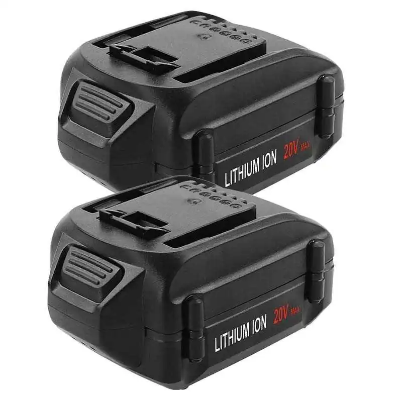 For Worx 20V 6.0Ah WA3520 WA3525 Lithium-Ion Battery Replacement (Twin Pack) ELE ELEOPTION - 1