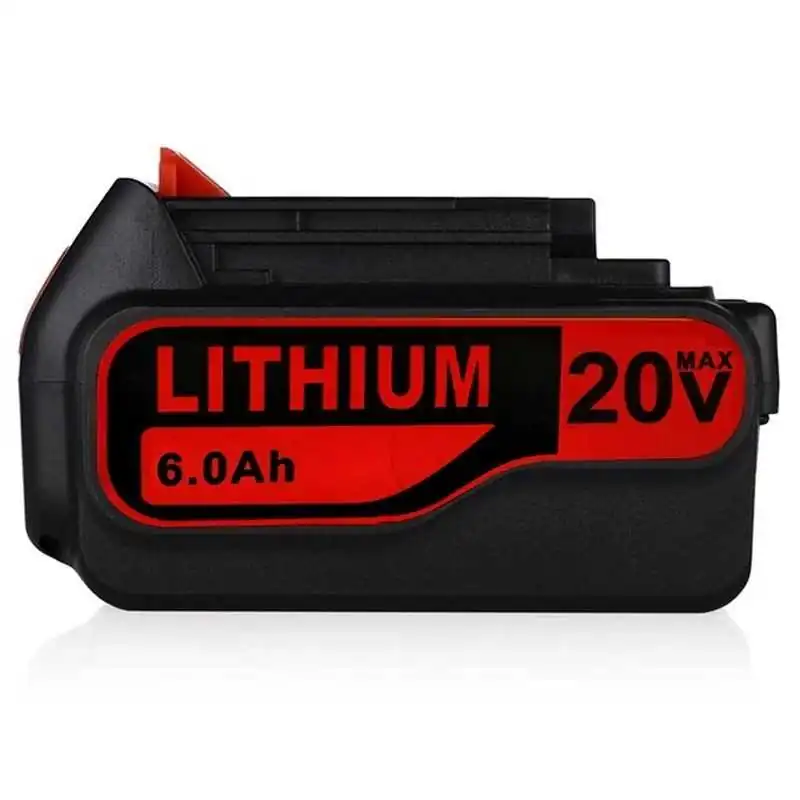 Per Black & Decker 6.0Ah 20V LB20 LBX20 LBXR20 Sostituzione della batteria agli ioni di litio ELE ELEOPTION - 1
