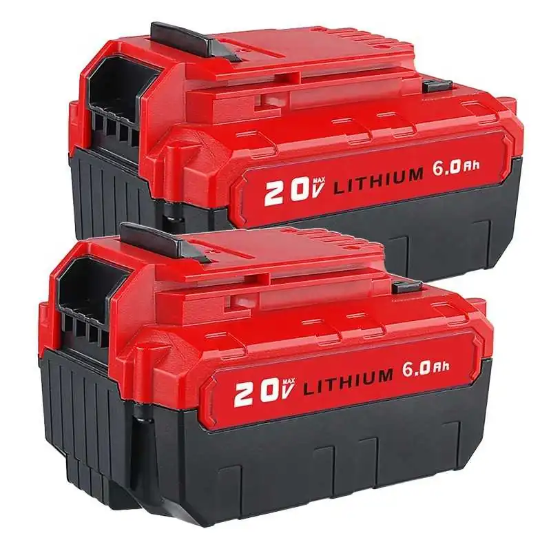 For Porter Cable 20V 6.0Ah PCC685L Li-ion Battery Replacement (Twin Pack) ELE ELEOPTION - 1