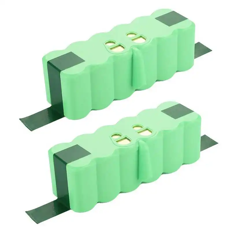 Reemplazo de batería de iones de litio para iRobot Roomba 500 550 620 650 760 770 800 14,4 V 5200 mAh (paquete doble) ELE ELEOPT