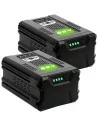 For Greenworks 6.0Ah 80V Max Lithium-Ion Battery Replacement (Twin Pack)