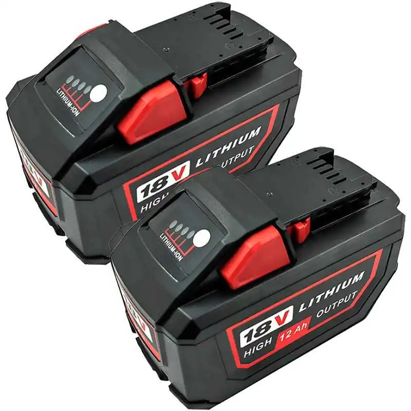 For Milwaukee M18HB12 18V 12.0Ah High Output Lithium-Ion Battery Replacement (Twin Pack) ELE ELEOPTION - 1