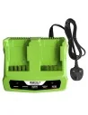For GreenWorks 24V Dual Port Li-ion Battery Charger Replacement