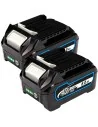 For Makita 6.0Ah 40V Max XGT BL4025 BL4040 Lithium-Ion Battery Replacement (Twin Pack)