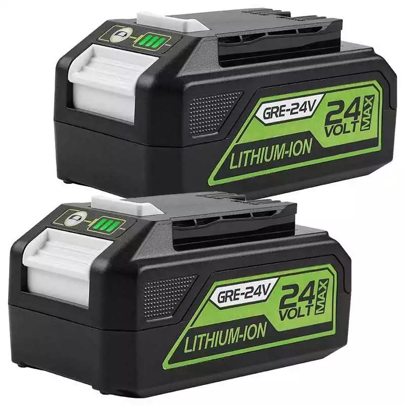 For Greenworks 24V 6.0Ah BAG709 BAG710 Li-ion Battery Replacement (Twin Pack) ELE ELEOPTION - 1