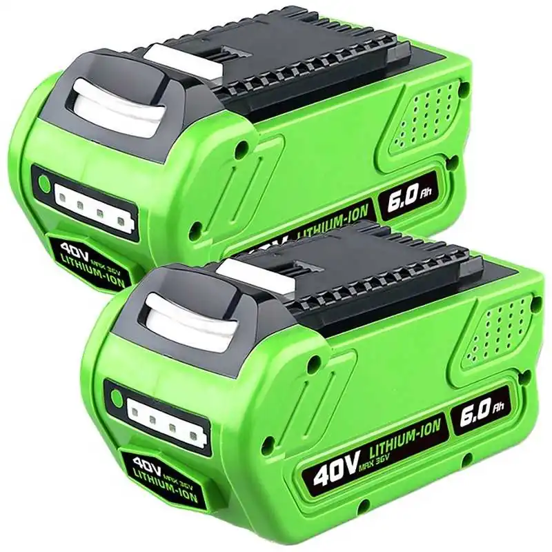 For Greenworks 40V 6.0Ah Li-ion Battery Replacement (Twin Pack) ELE ELEOPTION - 1