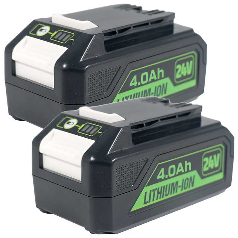 For Greenworks 24V 4.0Ah BAG709 Li-ion Battery Replacement (Twin Pack) ELE ELEOPTION - 1