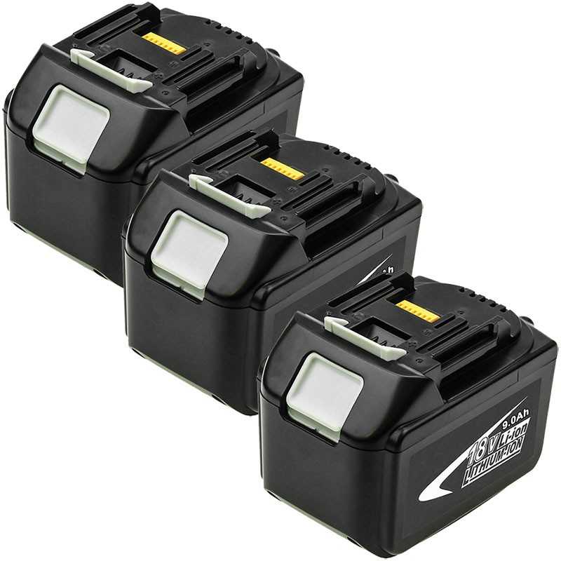 For Makita 18V 9.0Ah BL1890 Lithium-Ion Battery Replacement (3 Pack) ELE ELEOPTION - 1