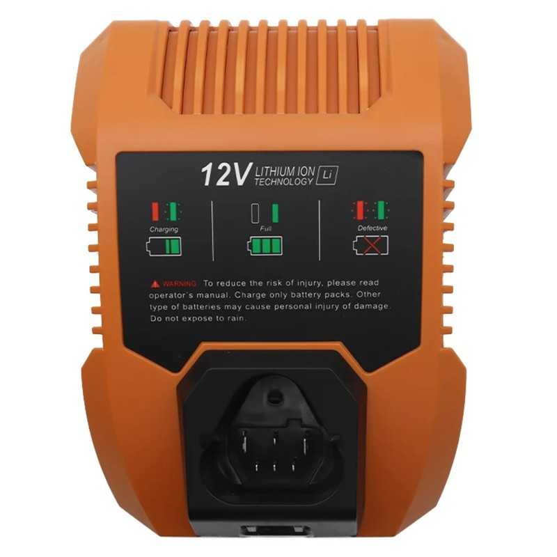 For AEG Ridgid 12V LL1230 L1215 R86045 Li-ion Battery Charger Replacement ELE ELEOPTION - 1