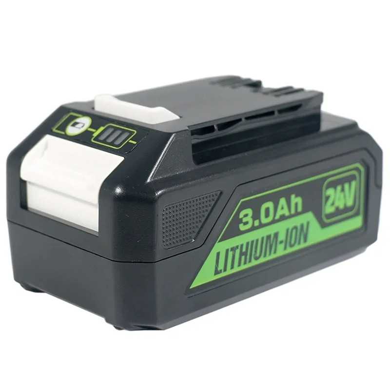 Pour Greenworks 24V 3.0Ah BAG708 BAG711 Remplacement de batterie Li-ion Compatible avec les outils 20352 22232 2508302 Greenwork