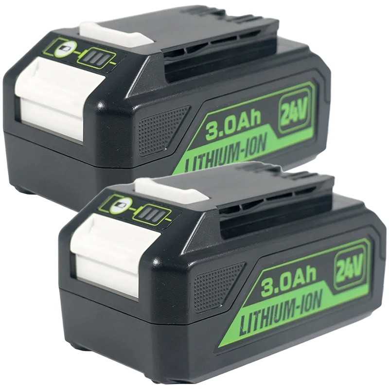 For Greenworks 24V 3.0Ah BAG708 BAG711 Li-ion Battery Replacement (Twin Pack) ELE ELEOPTION - 1