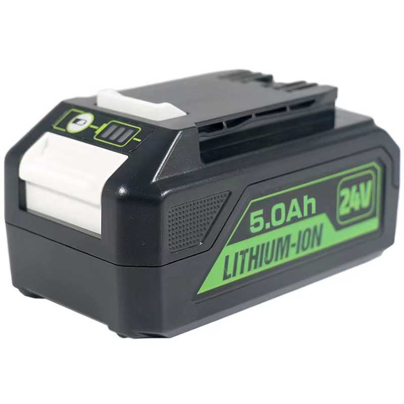Reemplazo de batería de iones de litio para Greenworks 24V 5.0Ah BAG710 Compatible con herramientas Greenworks 24V 48V ELE ELEOP